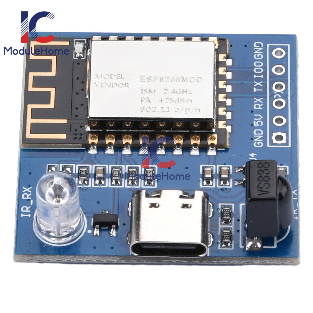 Type-C ESP8266 ESP-12F Development Board NEC Directive WIFI Transmission Module