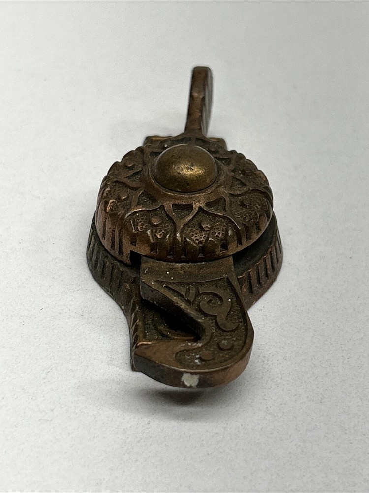 Antique R & E Bronze Window Sash Lock