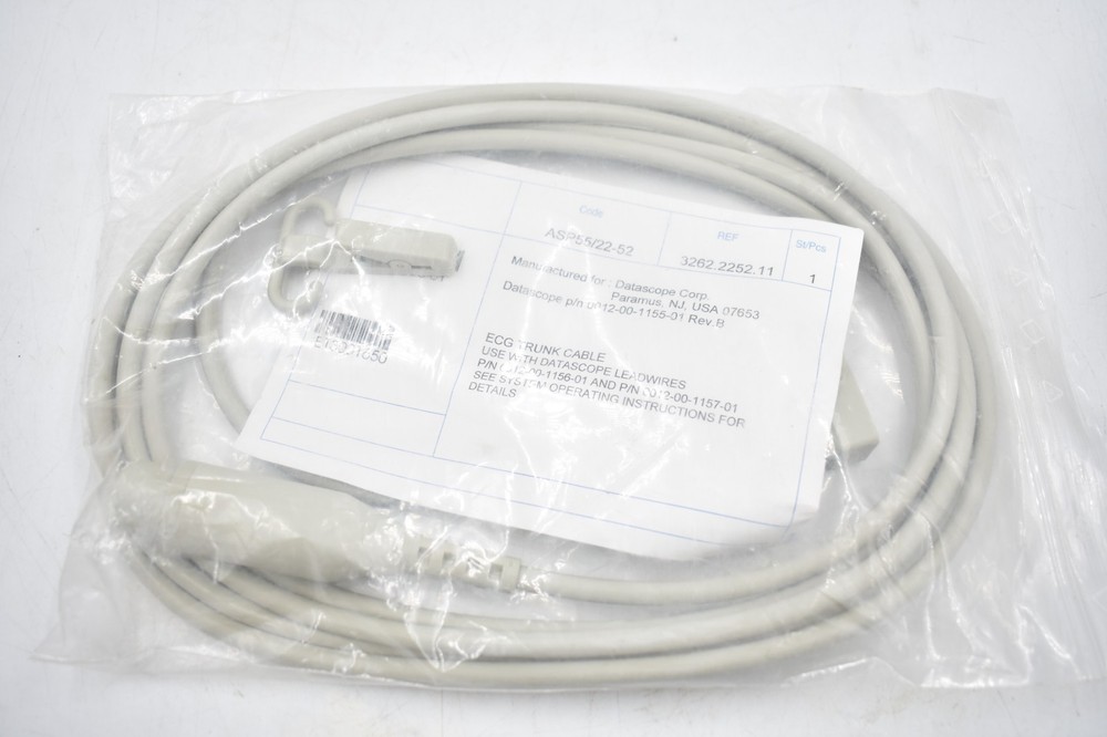 DATASCOPE 0012-00-1155-01 ECG CABLE (SMS53)