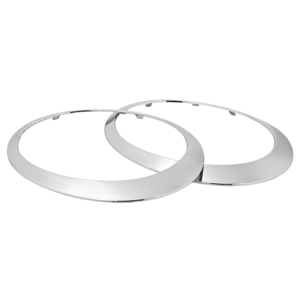 Pair Headlight Bezel Headlamp Trim Ring Compatible with 2007-2015 Mini Cooper...