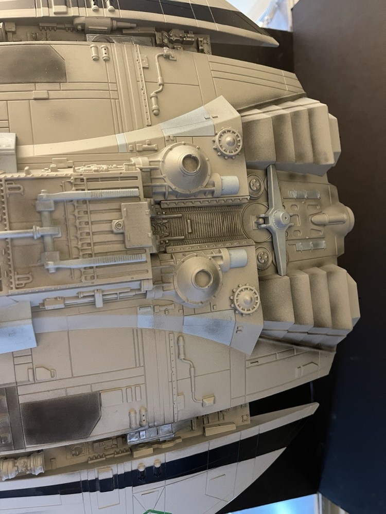 Moebius Battlestar Galactica Cylon, Raider Built, Painted And Lit