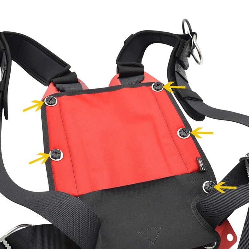 Durability Diving Backplate Fasteners Diving Backplate Pad Screw Diving Screw