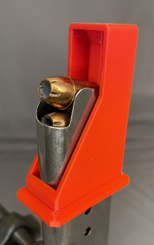 1911 Single Stack .45acp 45 acp .45 Magazine Speed Loader Speedloader -RED