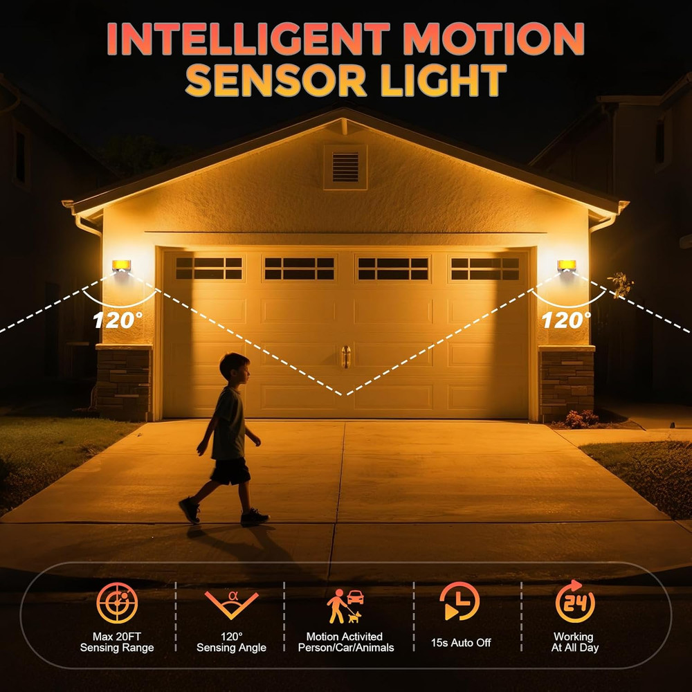 RV Exterior LED Porch Light with Motion Sensor – Waterproof, Energy Efficient, E