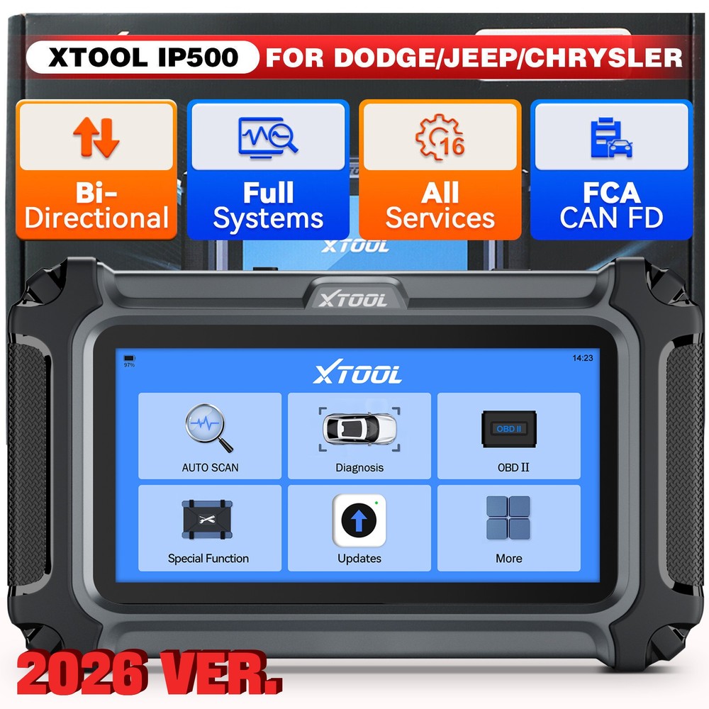 Bidirectional OBD2 Scanner Full System Diagnostic Tool For Dodge Chrysler Jeep