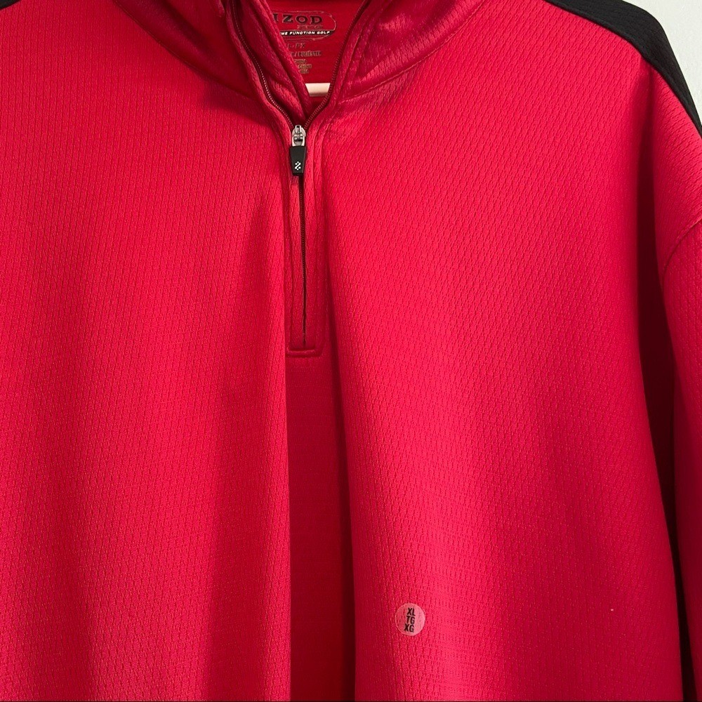 Izod golf XFG red pullover cool FX Size XL