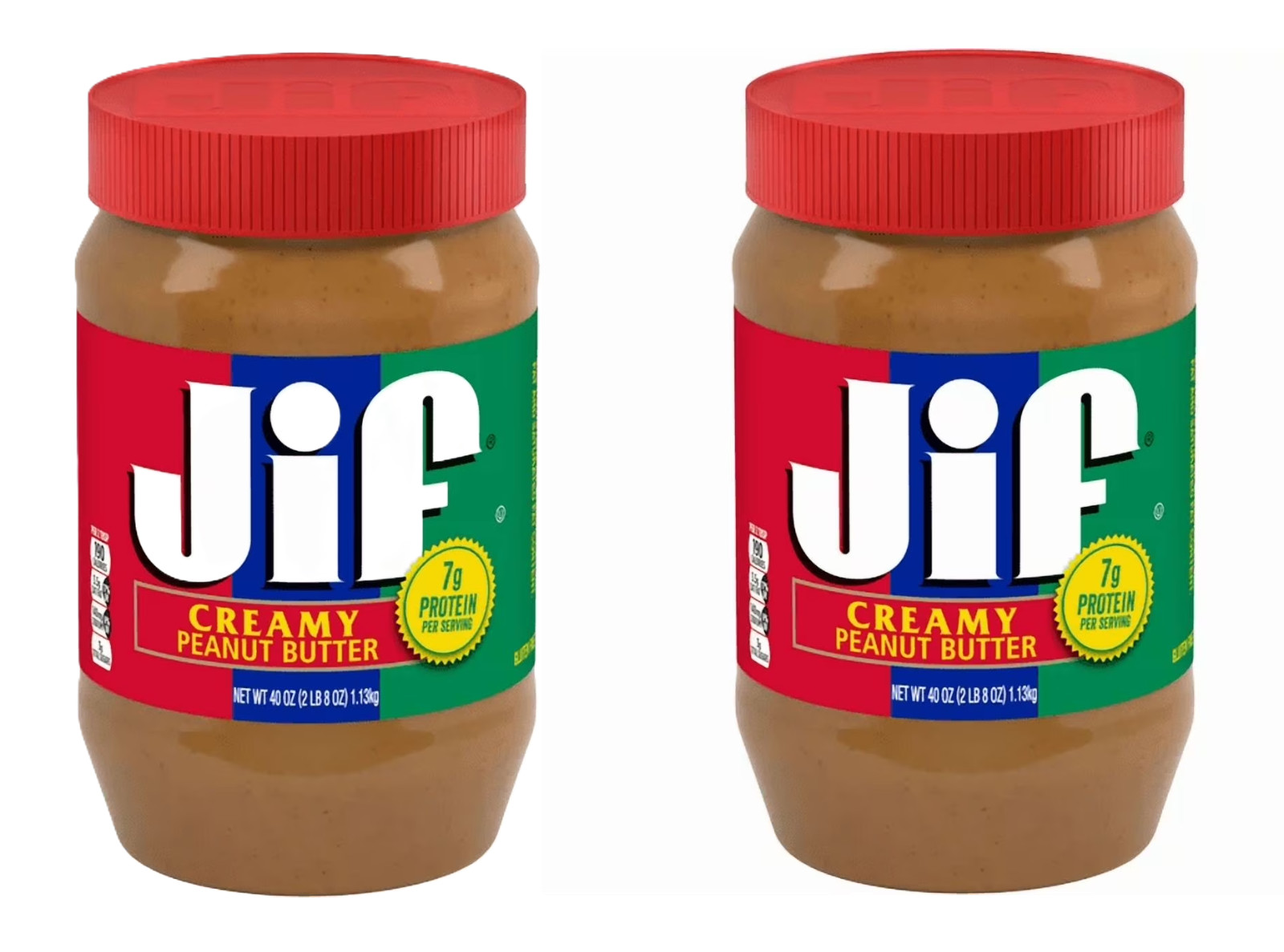 Jif Creamy Peanut Butter 40 oz Jar – 2 Pack