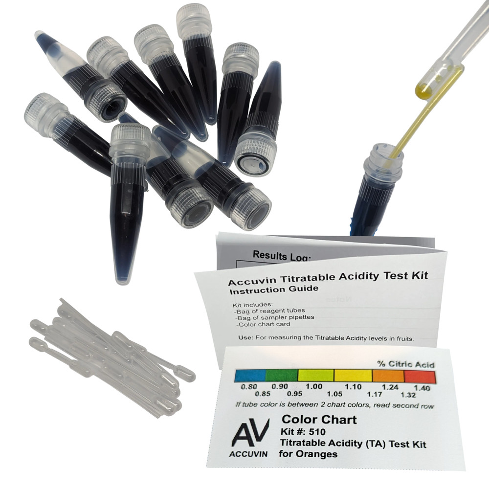Accuvin Orange Titratable Acidity (TA) Test Kit