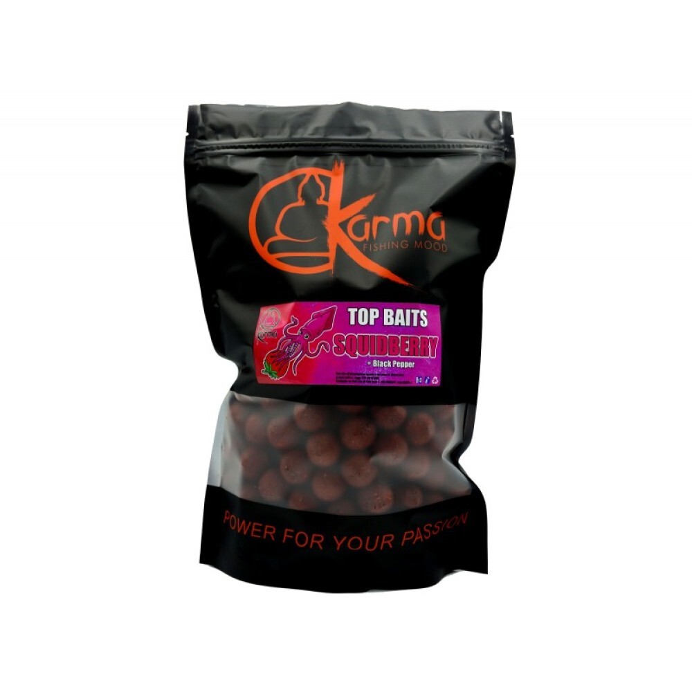 Boilies TopBait SquidBerry 20mm Karma