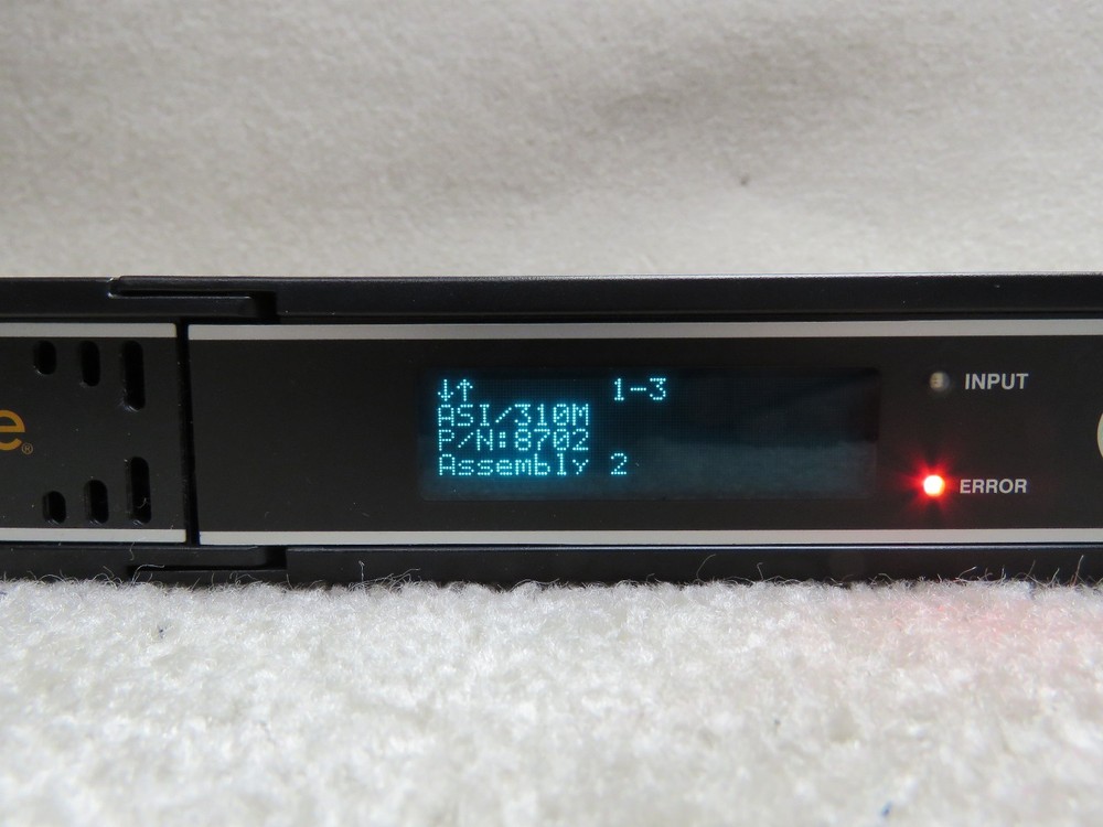 Sencore MRD 3187B Multi-format SD/HD Modular Receiver Decoder w/8708,8702 8730A