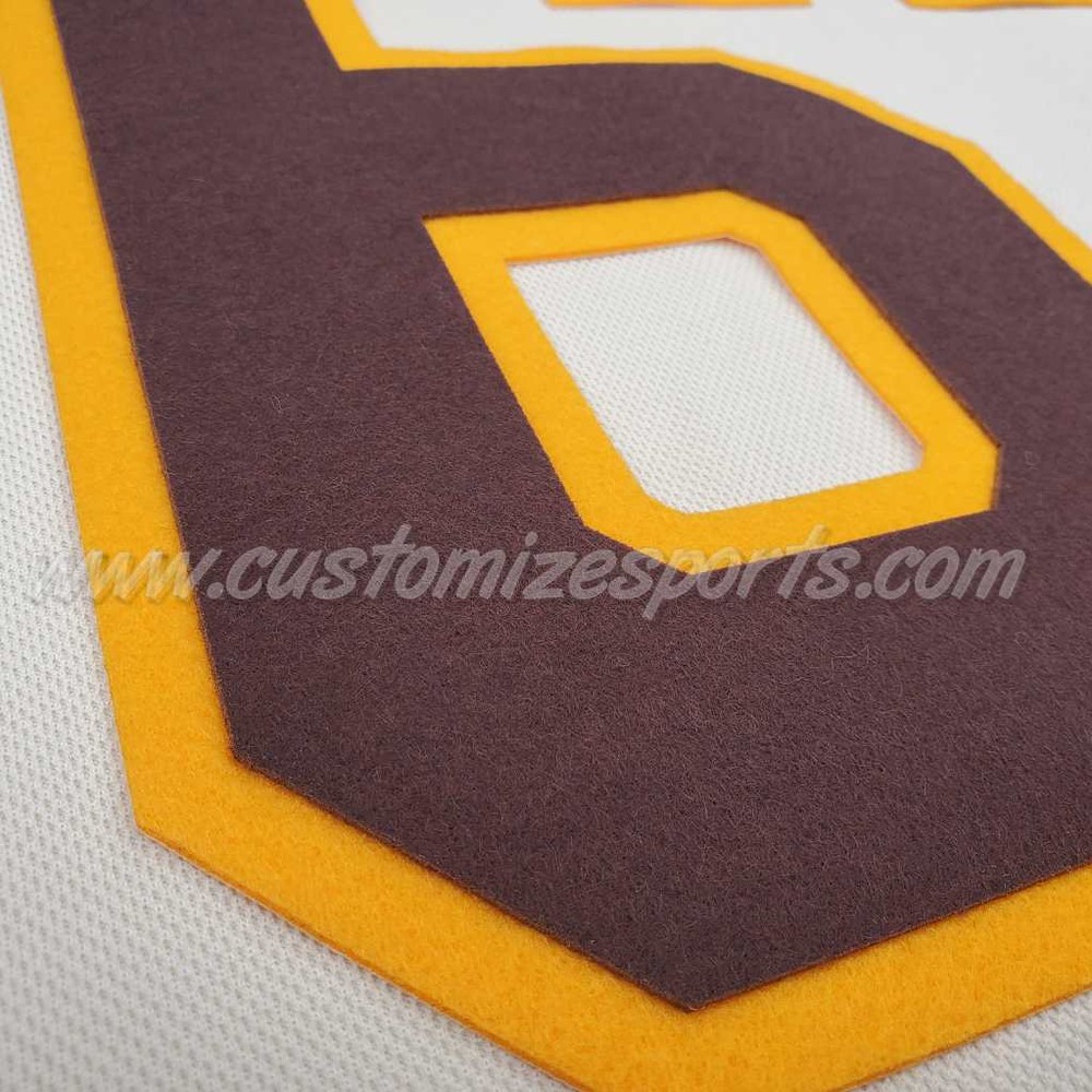 Boston Bruins Customized Number Kit For Centennial 2023-2024 3rd Uniform