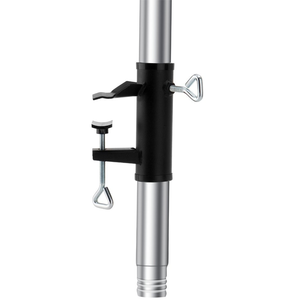RV Ladder Pole Mount Kit,10ft Adjustable Stainless Steels Bracket with Hardware