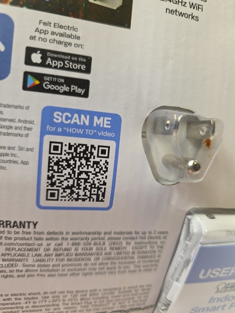 Feit Electric 1368338 WiFi Smart Plug 3-pack
