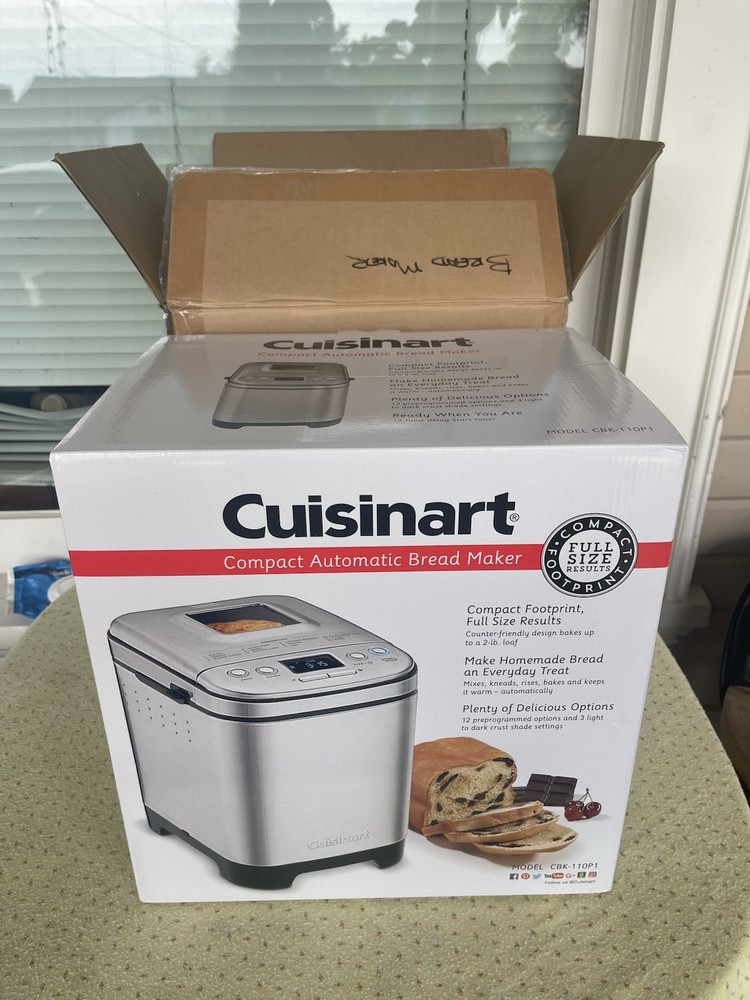 Cuisinart Compact Automatic Bread Maker Stainless (CBK-110P1) BRAND NEW UNUSED