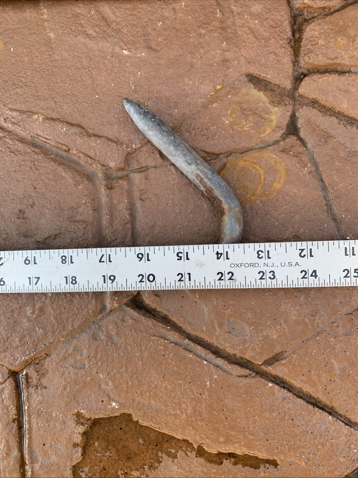 2 Vintage Armour Swift Style Heavy Duty Butcher Meat Game Rafter Hooks 22" x 5/8