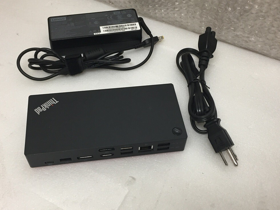 Lenovo ThinkPad USB-C Dock Gen2 LDC-G2  w/ AC Adapter!