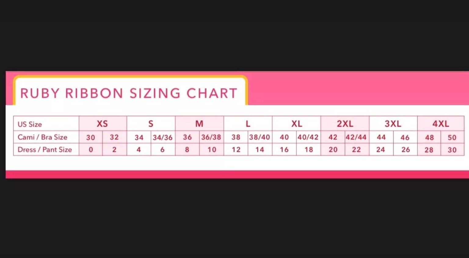 RUBY RIBBON ULTIMATE DEMIETTE #3063 NWOT