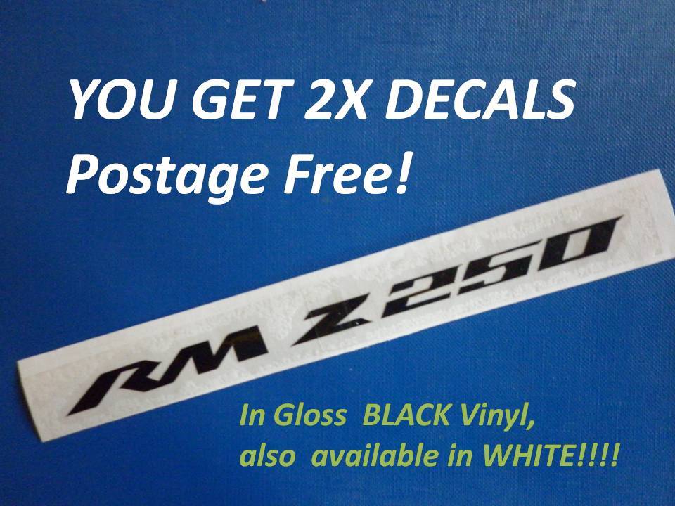 RMZ250  SIDE PANEL Decals