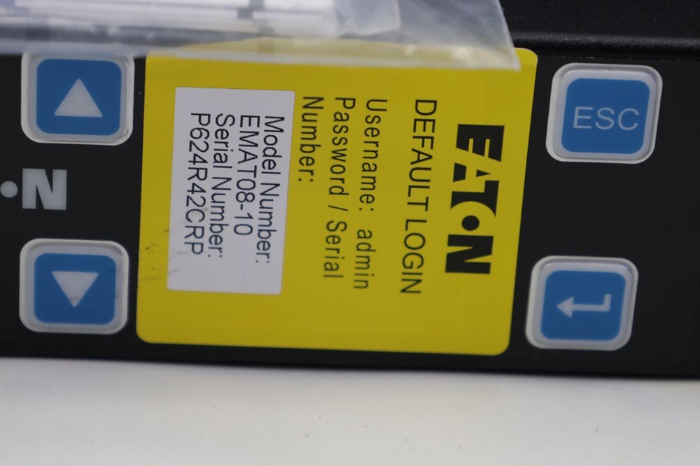 Eaton EMAT08-10 PDU Managed Rack - Black