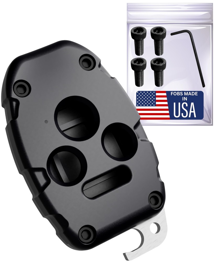 Key Fob Shell for Honda 4 Button Crack Resistant Case Black Enhanced Longevity