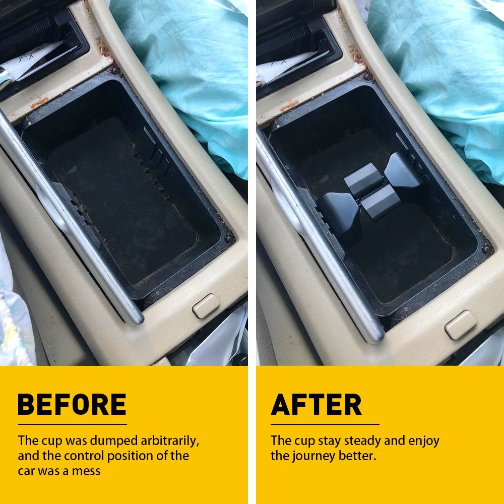 For 2002-2007 TOYOTA HIGHLANDER Center Console Cup Holder Insert Divider EXD