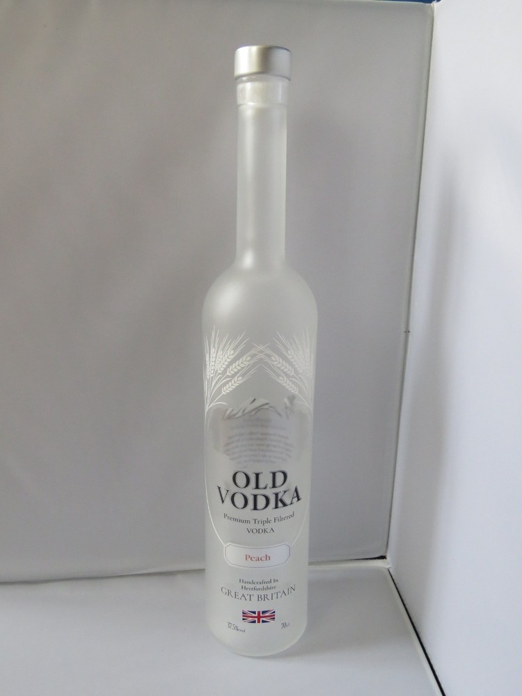 Old Vodka Peach Empty Bottle 700ml