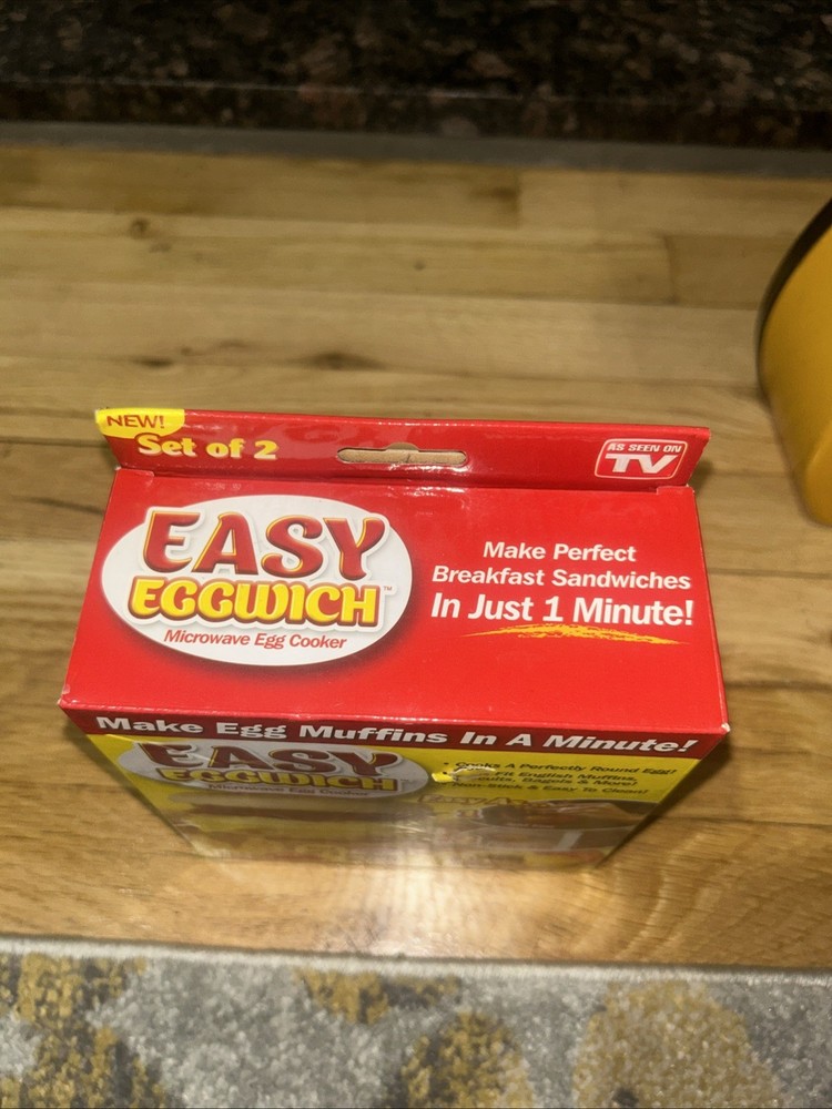 Microwave Egg Muffin Sandwich Cooker Breakfast Maker 1-Minute Egg