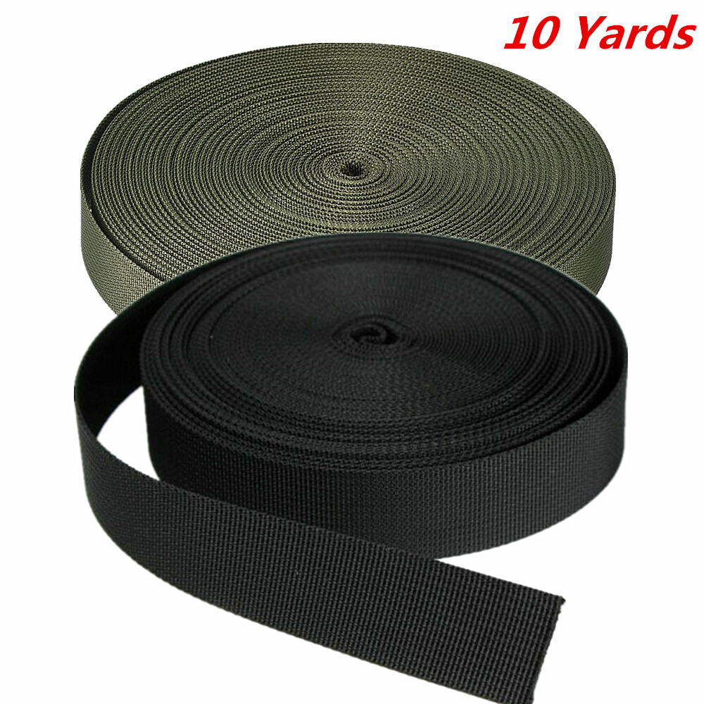 10 Yards Tactical Webbing Spec Flat Nylon Webbing for Slings Backpack Straps