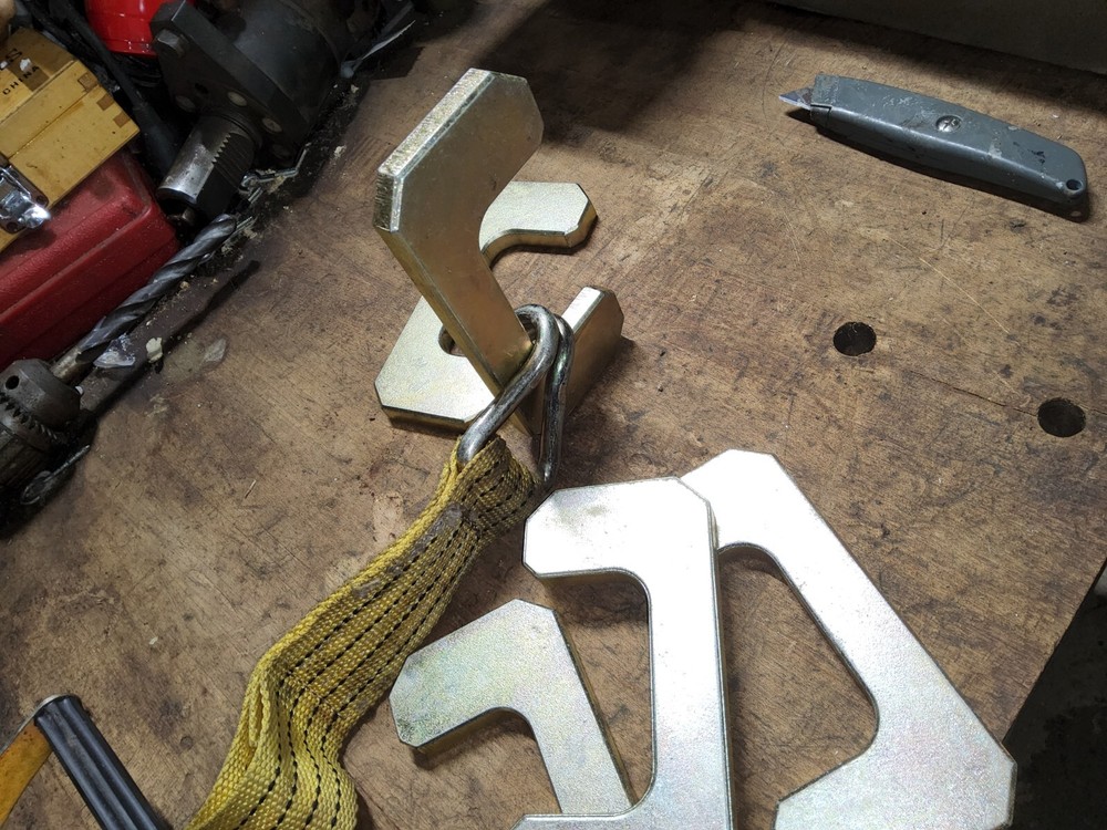 Weld On Tie Down Ratchet Strap Bracket for Trailer WELDABLE BRACKET 10 PIECES