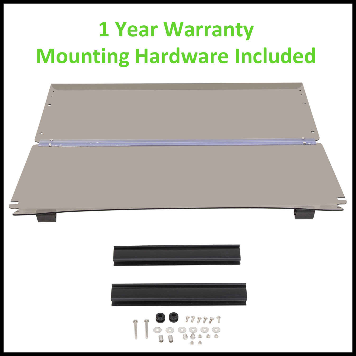 For Club Car Precedent (04-21) Golf Cart Acryl Fold Down Windshield - Tinted