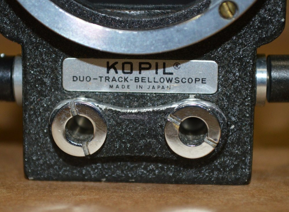 Vintage KOPIL Duo-Track-Bellowscope