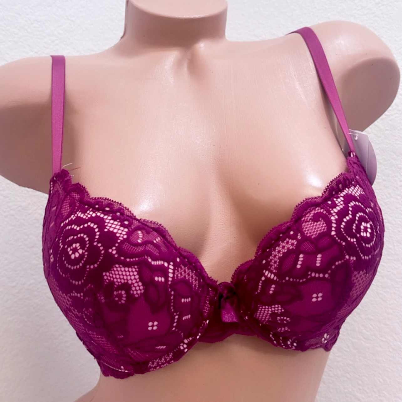 EXTREME DOUBLE PUSH UP Add 2 Cup Sizes Push Up Bra Padded FREE RETURN 1,3 or 6pc