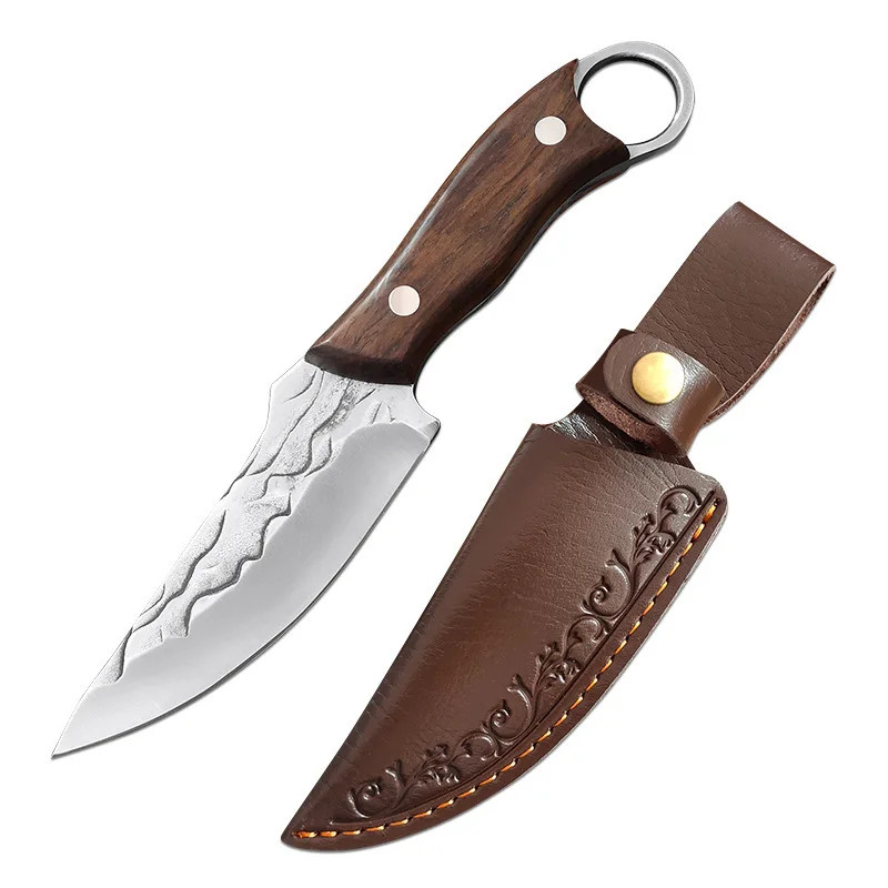 Hand-Forged Bone Sharpener Boning Knife