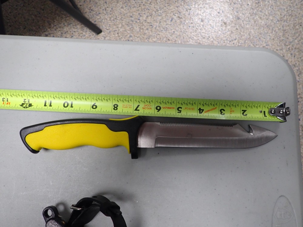 Scuba Dive Knife Big Used