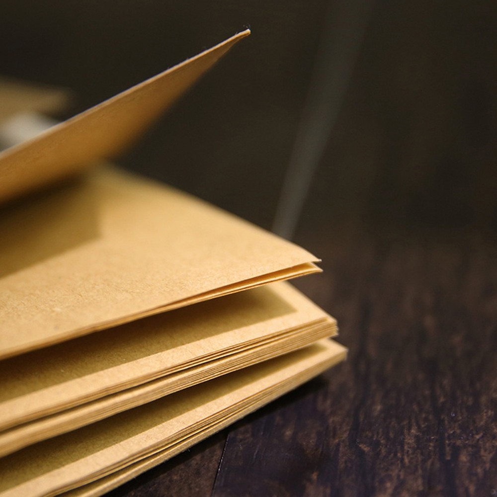 8 Pcs Kraft Paper Blank Notebook Notepad Diary Book for Drawing Writing