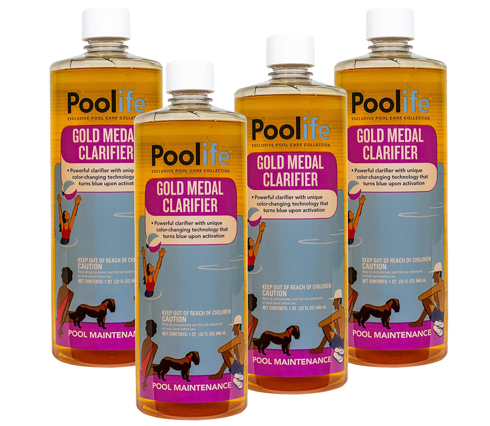 Poolife Gold Medal Clarifier (1 qt) 4 Pack