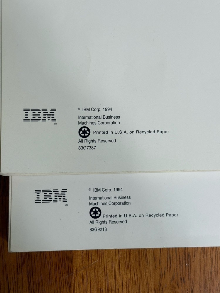Vintage IBM PC DOS 6.3 Reference Manuals User and Data Compression Guide
