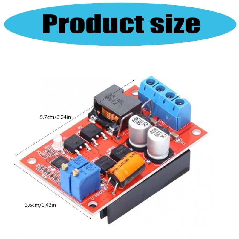 High Efficiency 93%MPPT Solar Charge Controller 5A Output DC8-28V Input Ranges