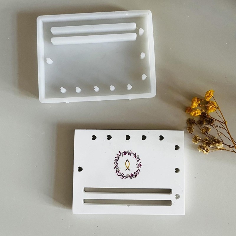 Silicone Mould Rectangular Wallet Mould Money Gift Castings Molds