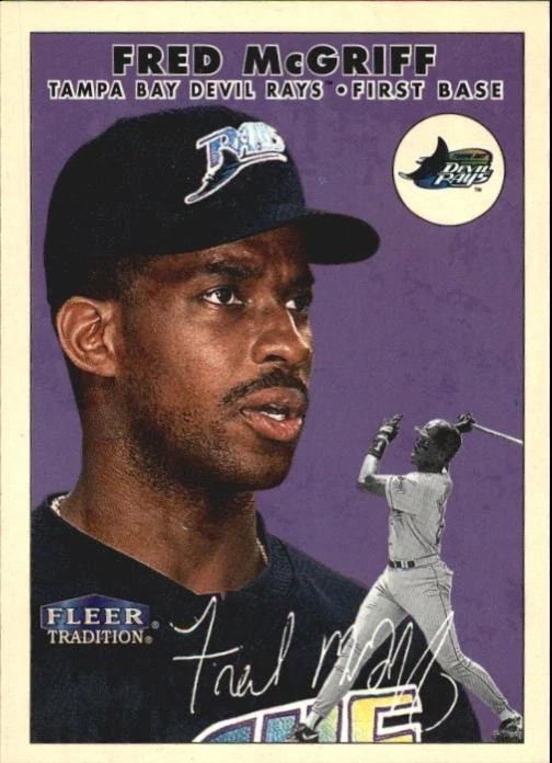 !!!     FRED MCGRIFF   FLEER TRADITION  GLOSSY SP   BASEBALL CARD  $$