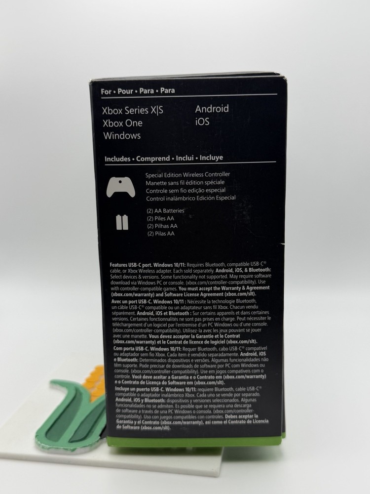 New Microsoft Xbox Wireless Controller, Ghost Cipher Special Edition (QAU-00157)