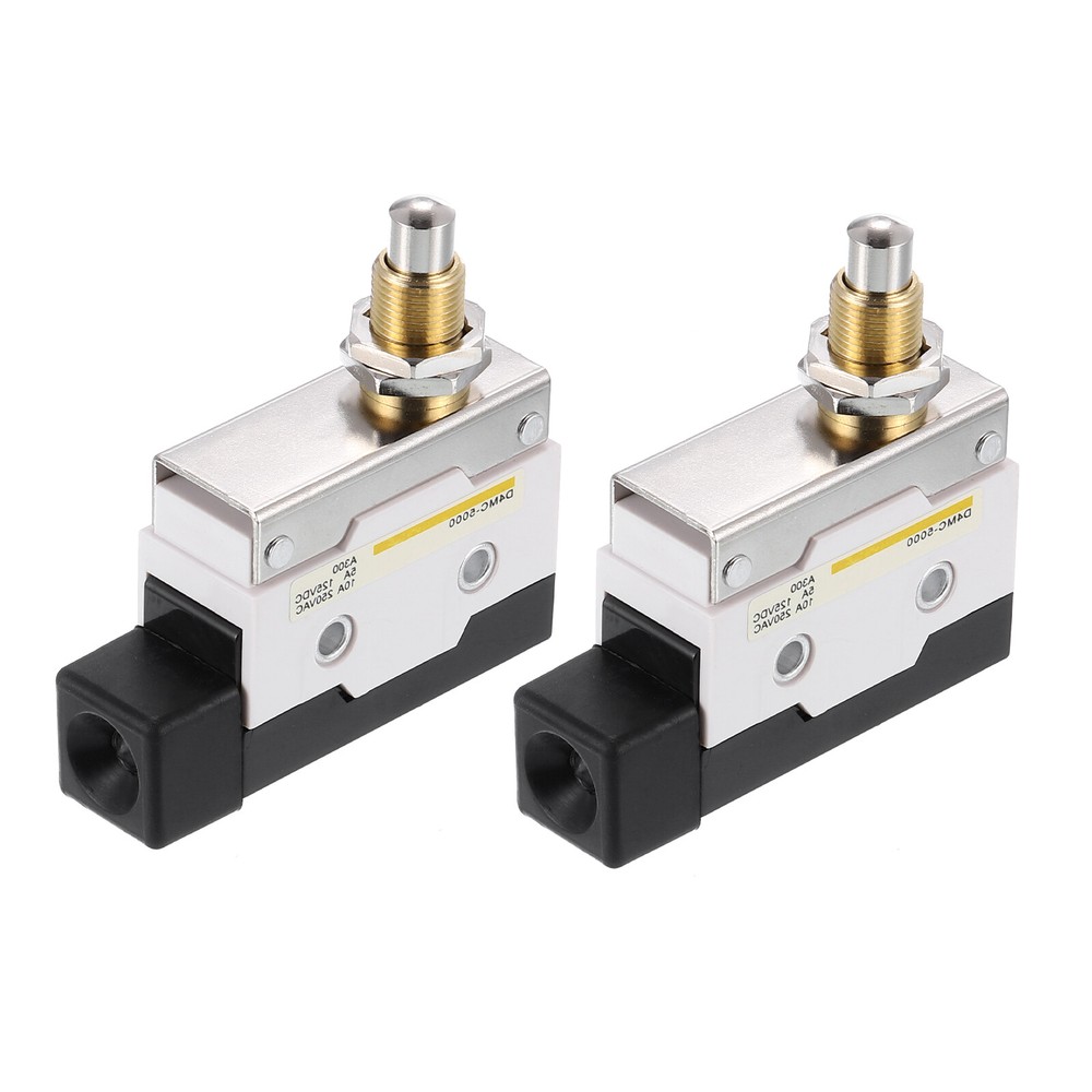 Limit Switch Roller Plunger D4MC-5000 Mount 1NC+1NO 3D Printer Metal 2 Pcs
