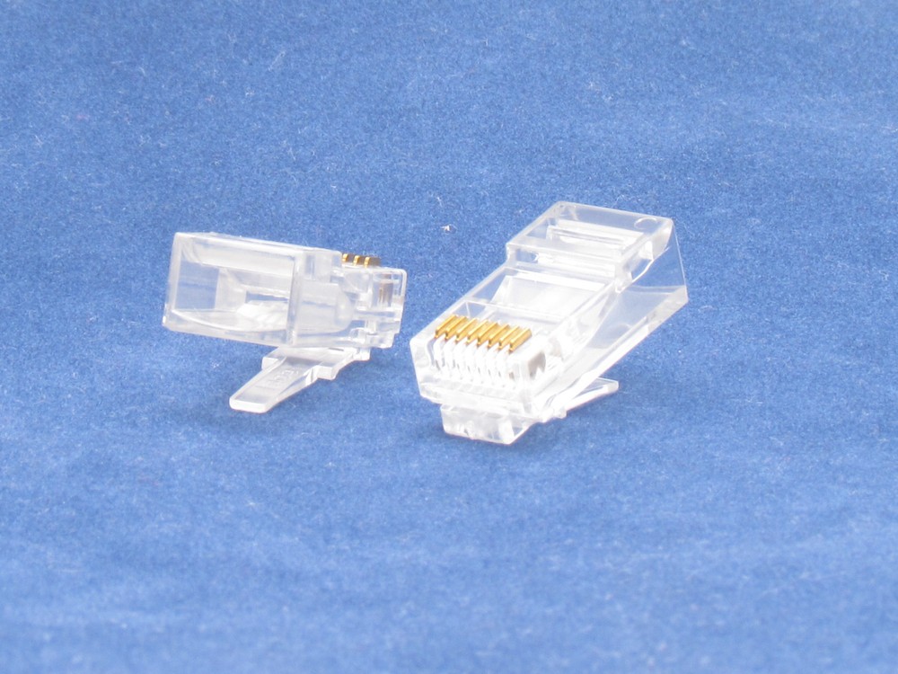 Cable Tester +Crimp Crimper +100 RJ45 CAT5 CAT5e Connector Plug Network Tool Kit
