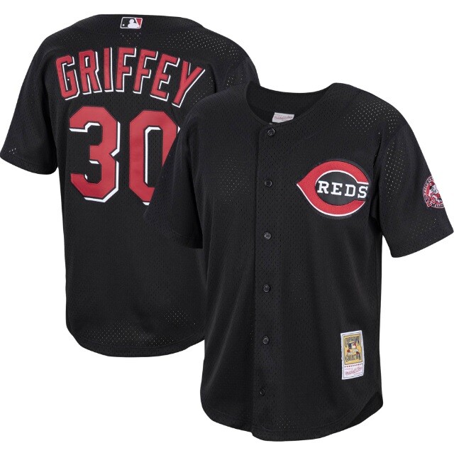 Mitchell & Ness Cincinnati Reds #30 Baseball Jersey New Mens X-LARGE $130