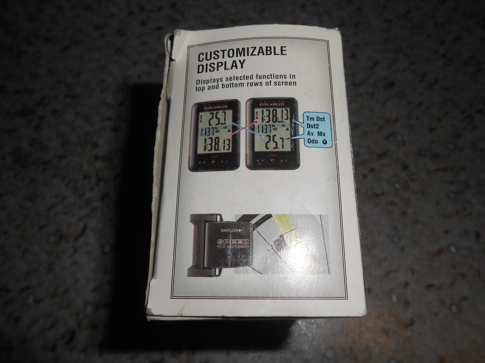 CAT EYE CC-MC200W Cycle Computer MICRO WIRELESS Black NEW