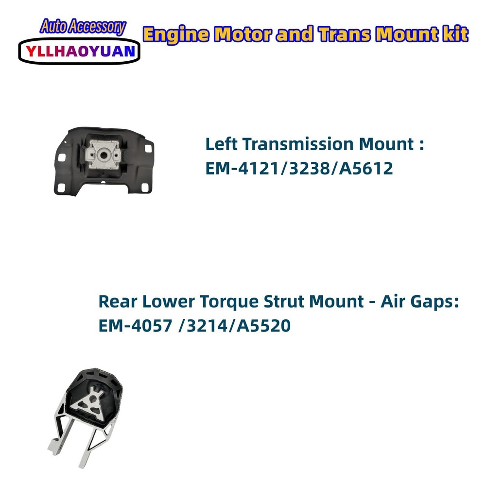 Engine Mounts Set 3 Escape 2013-2019 1.5L 1.6L