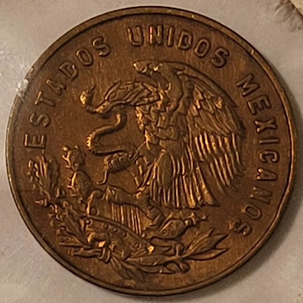 Mexico 1963 Mo 5 Centavos Coin