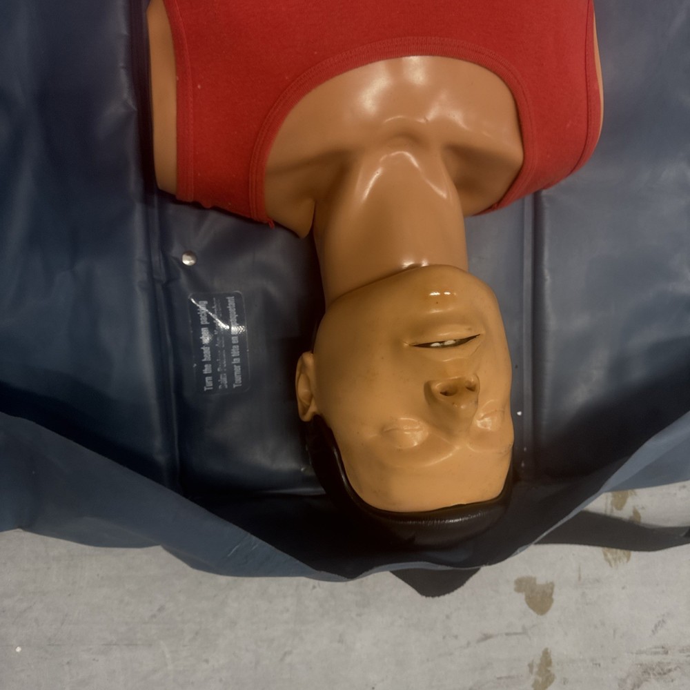 Ambu Man CPR Training Manikin Dummy W/ Case