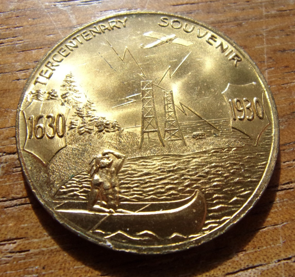 1930 MASSACHUSTTS NICE SHIP BRASS NICE CHOICE COND