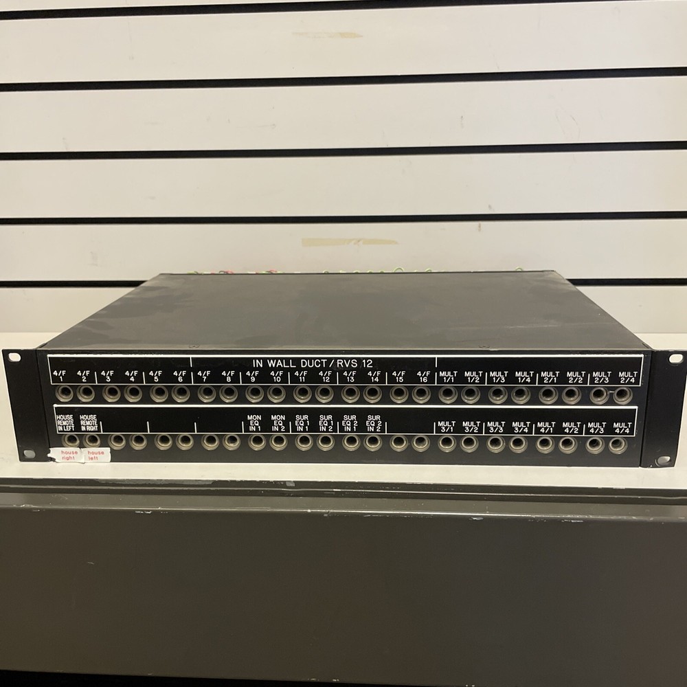 24x2 Audio Patch Bay Panel Rack Mount - COMMUNICATIONS CORPORATION - VERSAPATCH
